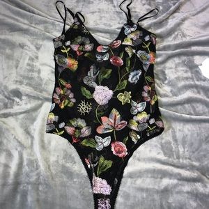 Floral bodysuit